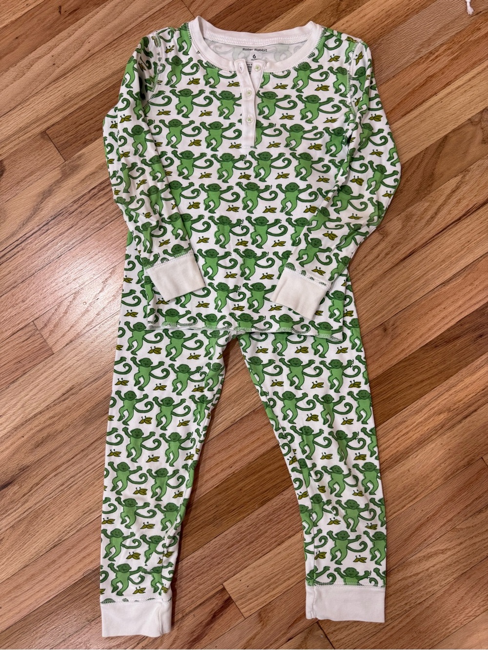 Roller rabbit kids monkey pajamas